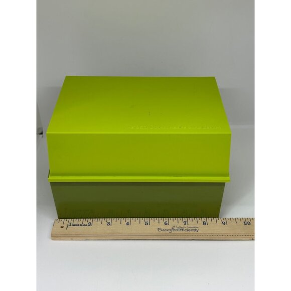 Vintage 70s Retro Betty Crocker Green Recipe Card Library Box Set 8.5x6 Kitchen - Picture 10 of 11